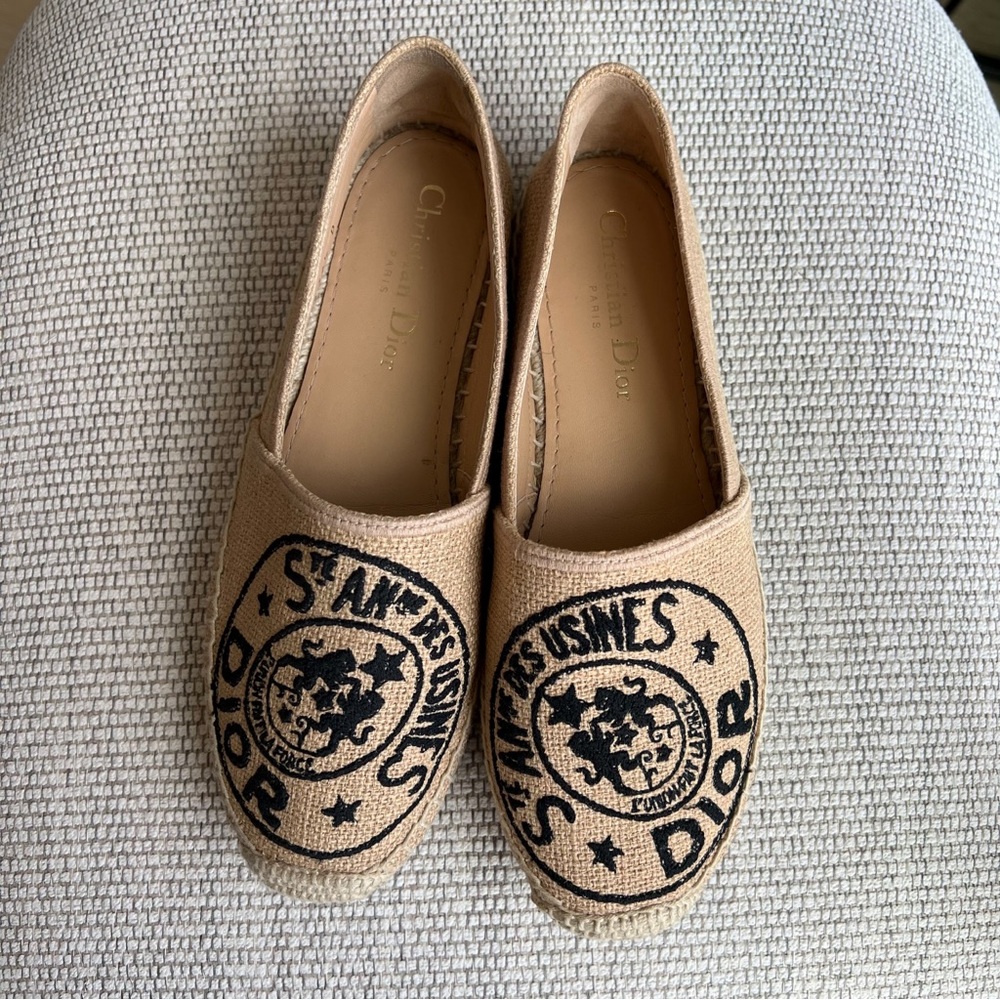 CHRISTIAN DIOR Granville Espadrilles in Beige - Picture 2 of 7